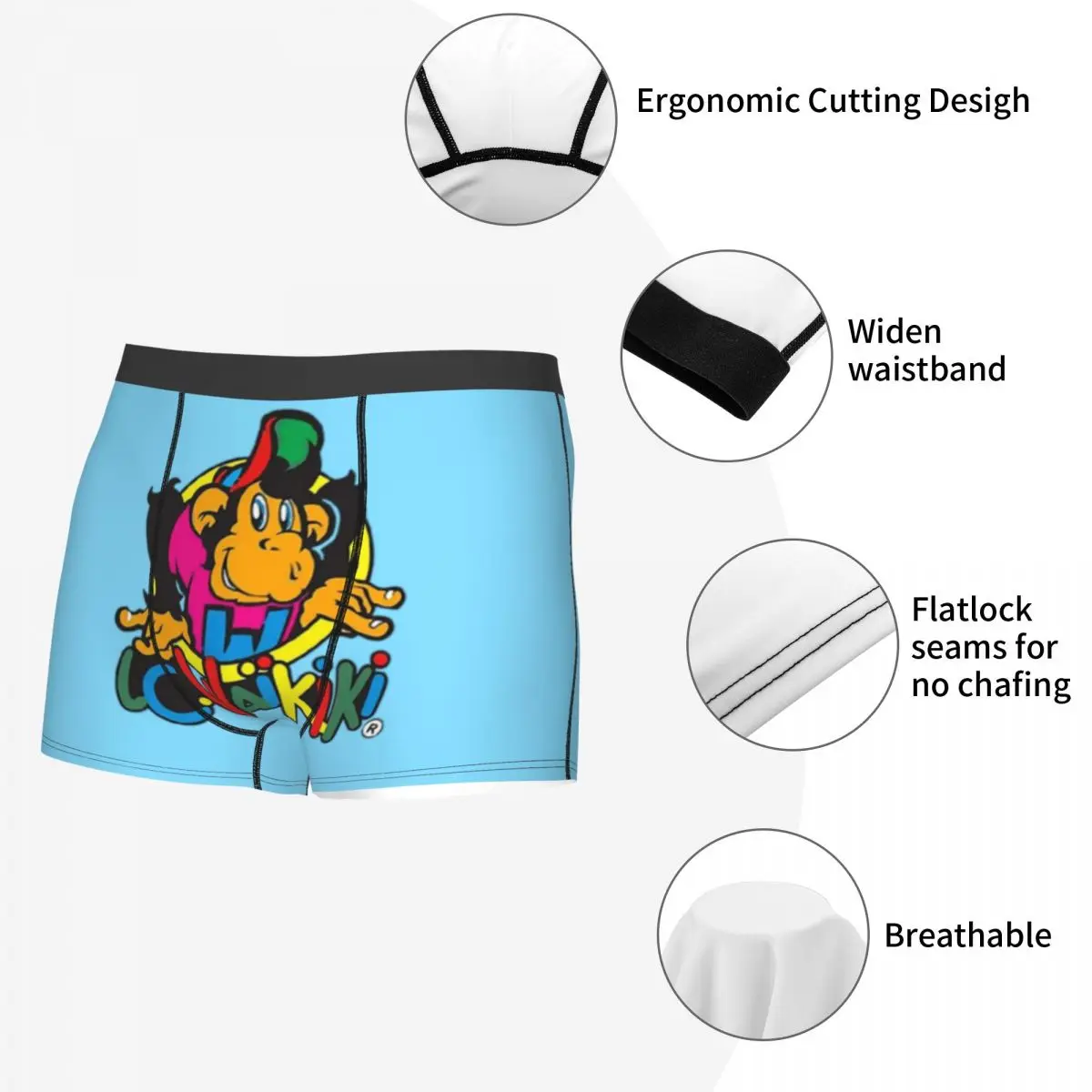 Lc Waikiki Aap Essentiële Mannen Boxer Slips Onderbroek Zeer Ademend Cadeau Idee Van Topkwaliteit