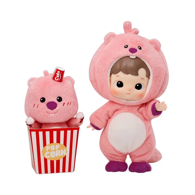 POPMART المنتج HACIPUPU 1/8 عمل الشكل متعدد سلسلة البطريق الدب الكابتن Bjd صندوق أعمى لعبة أنيمي عمل هدية عيد ميلاد