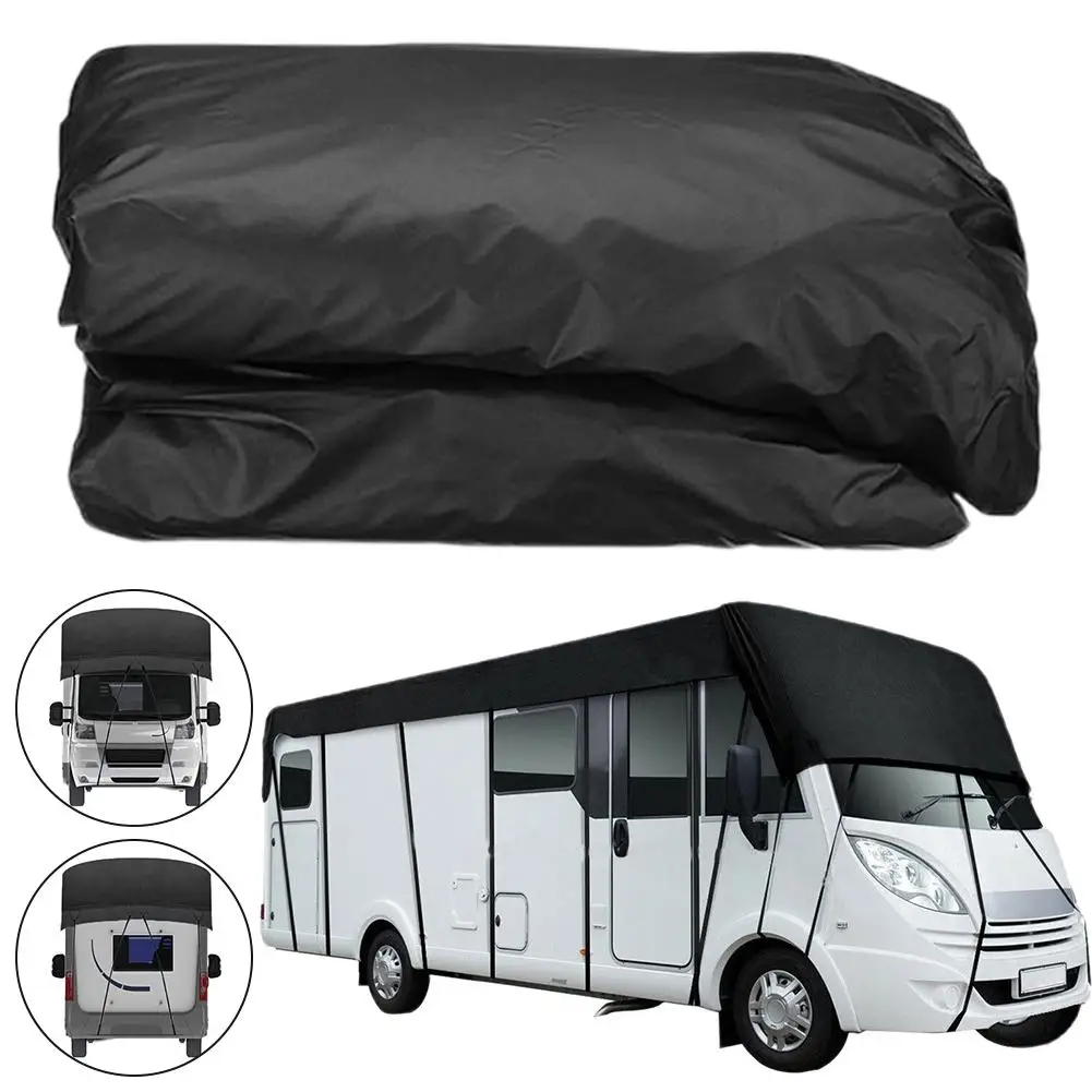 5mX3m 210D Oxford Cloth Motorhome Top Protective Cover And Clothing Dustproof Waterproof Tools Foldable Protective Sunshade H4Z7