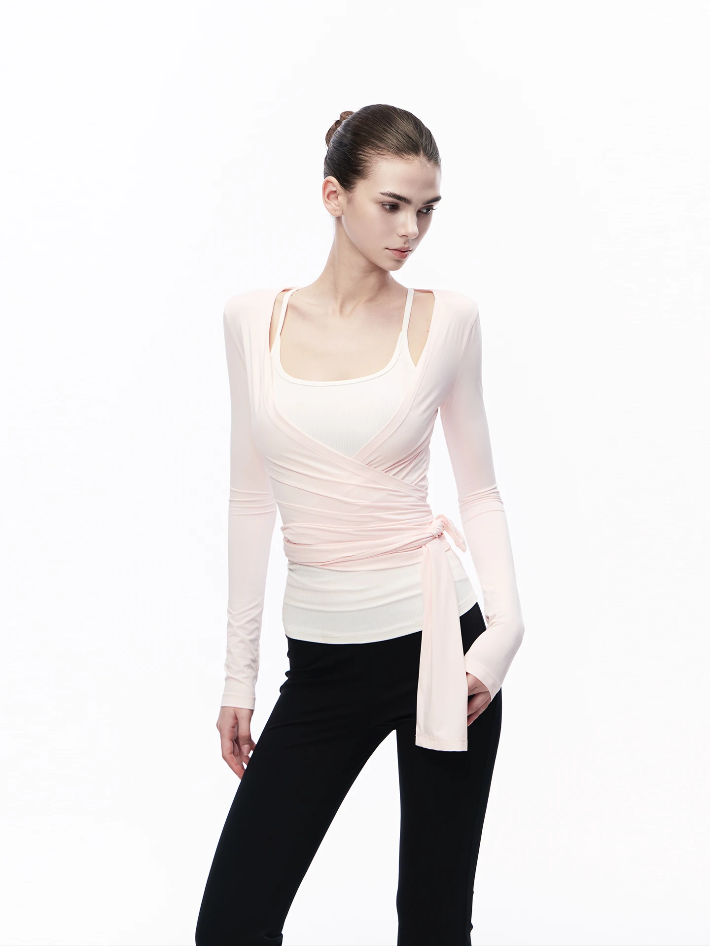 

JLAUNT Pink Knitted Cardigan Women's Slim Fit Summer Long Sleeve Outerwear American Style Sexy Girl Sun Protection Top