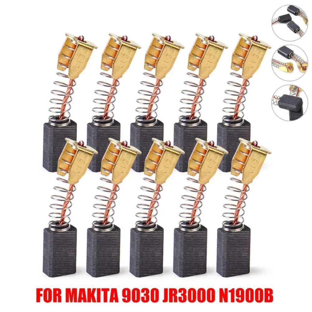 Substituição de escova de carbono para ferramenta elétrica, acessórios, CB50-CB51, CB9, CB10, CB50, CB51, CB60, CB68, 181021-2, 191946-0, 10PCs