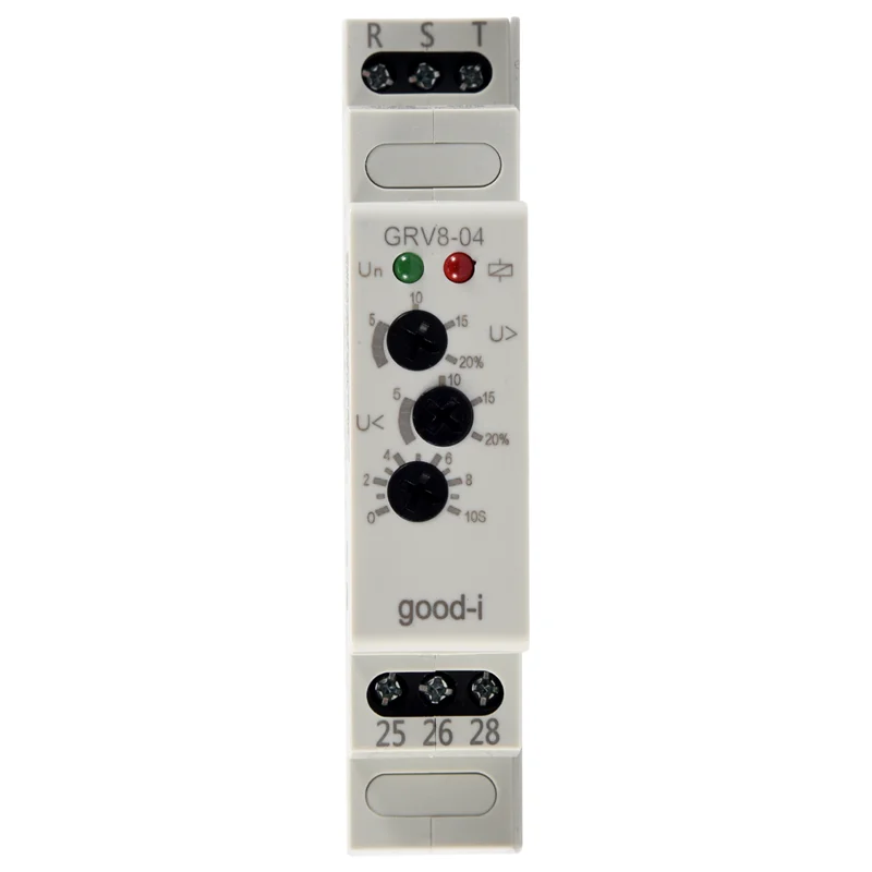 

B24B GRV8-04 M460 3-фазное реле контроля напряжения, последовательность фаз, защита от сбоя фазы, реле контроля напряжения