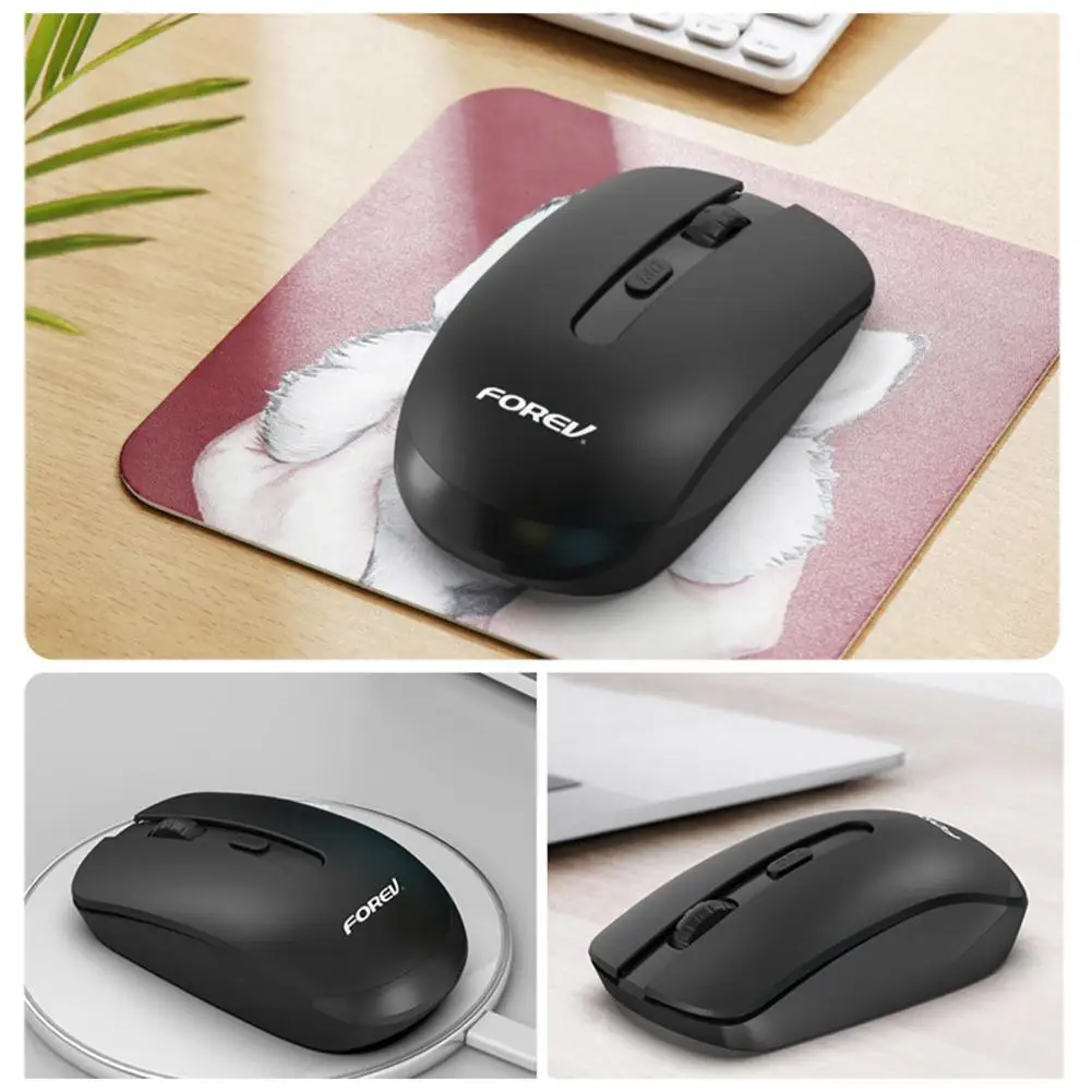 Office Mouse  Durable Power-saving Wide Compatibility  Adjustable DPI 2.4G Wireless Mouse for Laptop