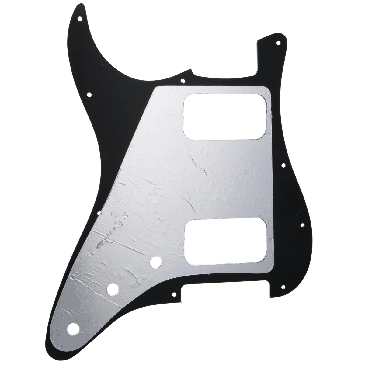 Musiclily Pro 11 Holes Round Corner HH Guitar Pickguard for American Mexican Fender Standard ST Style Electric Guitar