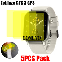 5PCS For Zeblaze GTS 3 GPS Screen Protector Smart watch Soft Film Ultra Thin Cover HD TPU HD Scratch Resistant