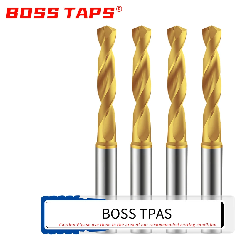 

Сверло BOSS TAPS Pro для изготовления отверстий 5D из нержавеющей стали, сверло с внешним внутренним охлаждением 1–1,7 мм