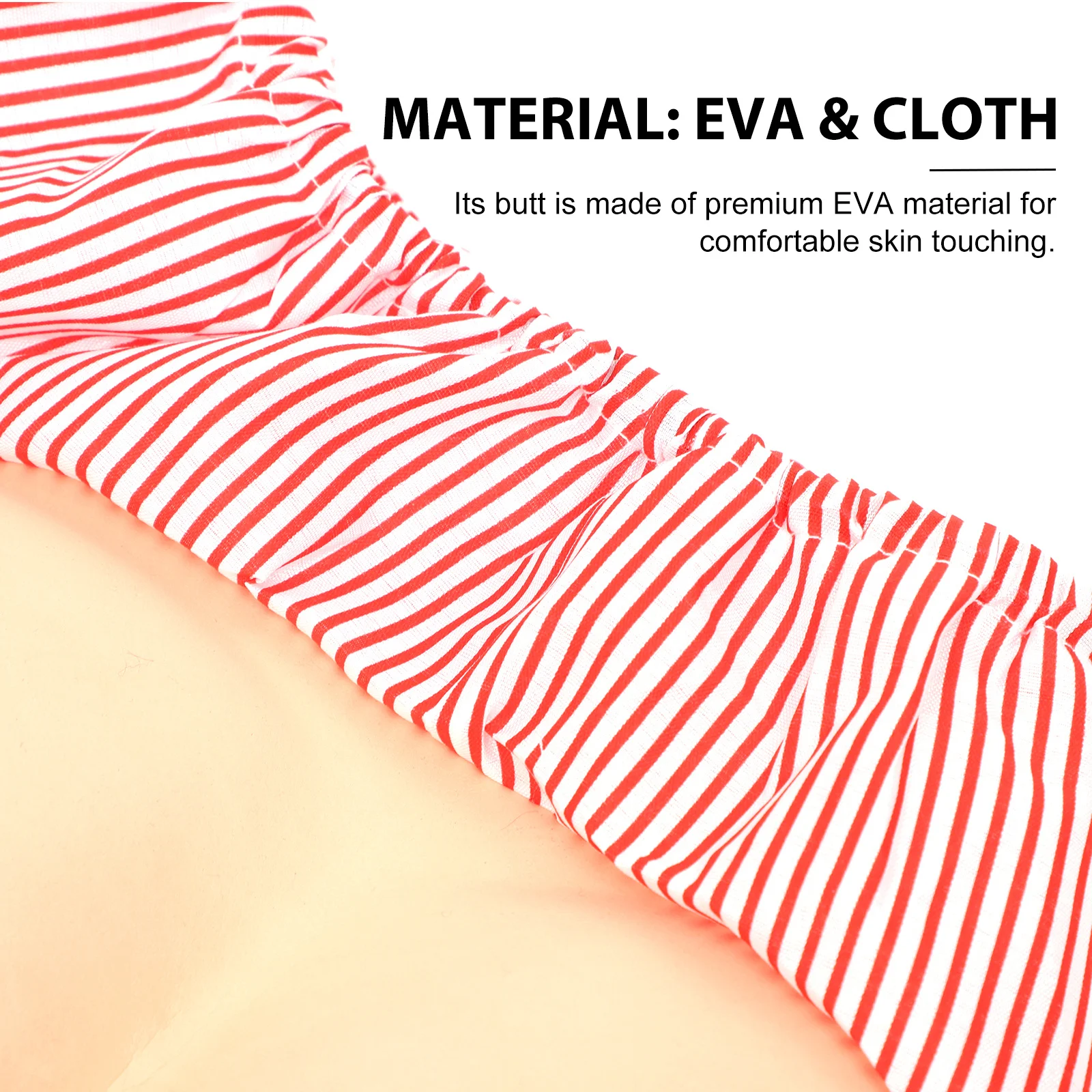 سروال قمر مضحك للغاية مصنوع من مادة إيفا، ملمس مريح للبشرة من أجل إكسسوارات الملابس الفاخرة، شورت زي المؤخرة #6