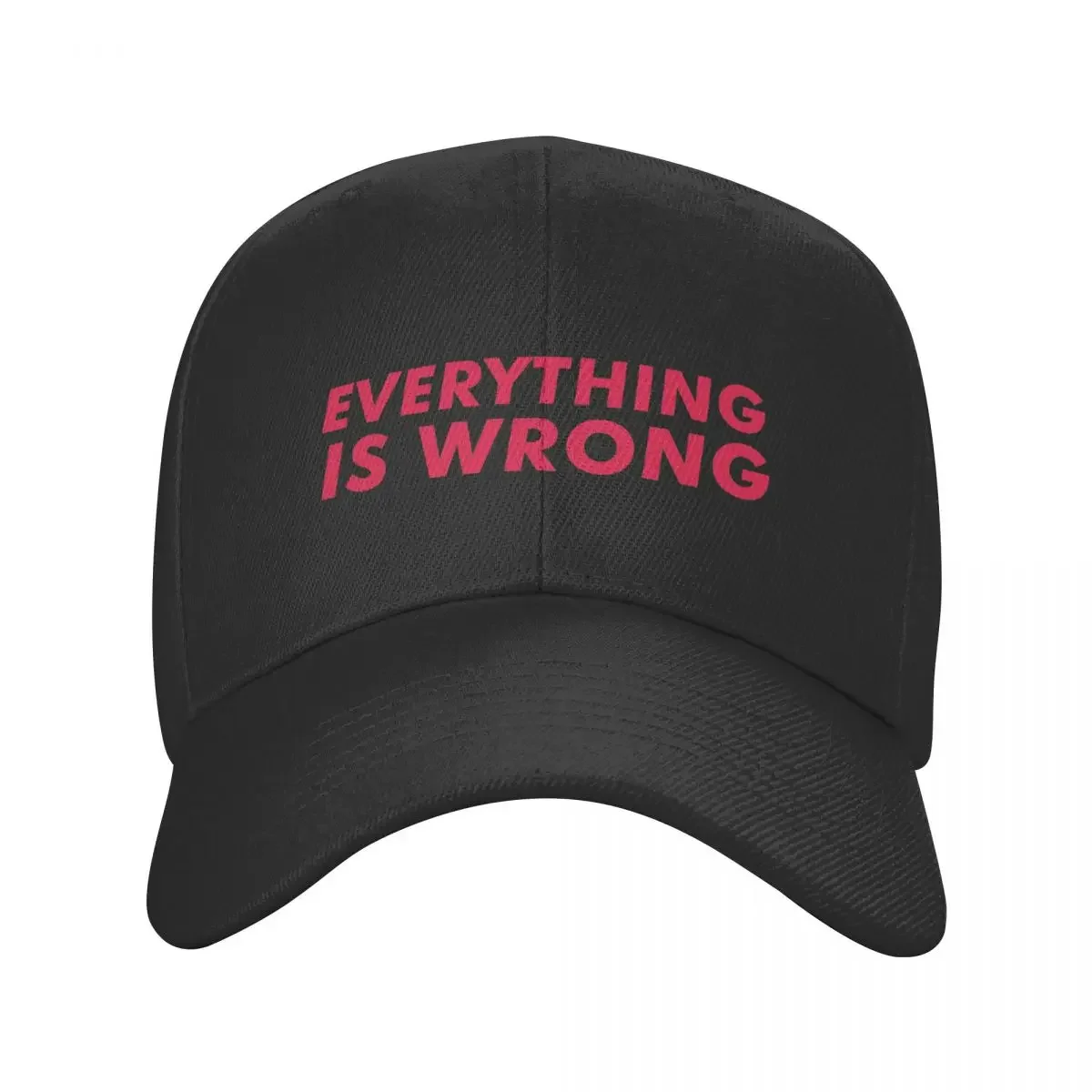 Everything is Wrong - Interpol Baseball Cap Sunscreen Rave black Trucker Hats For Men Women's