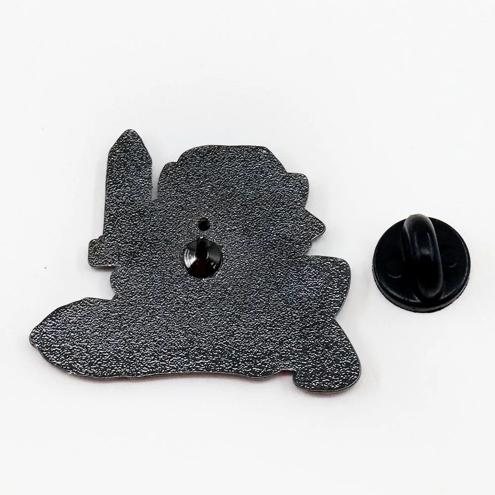 Warrior Raccoon Badge Cute Cartoon Animal Enamel Pin Jewelry Backpack Decorate