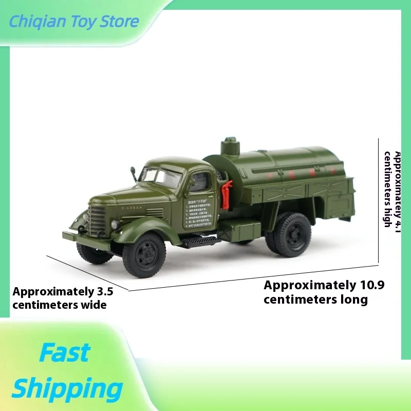 Tuoyi 1/64 Liberation Ca10 Ca30 Truck Military Vehicle Dark Green Alloy Car Model Toy Ornament Birthday Gift Simulation Children