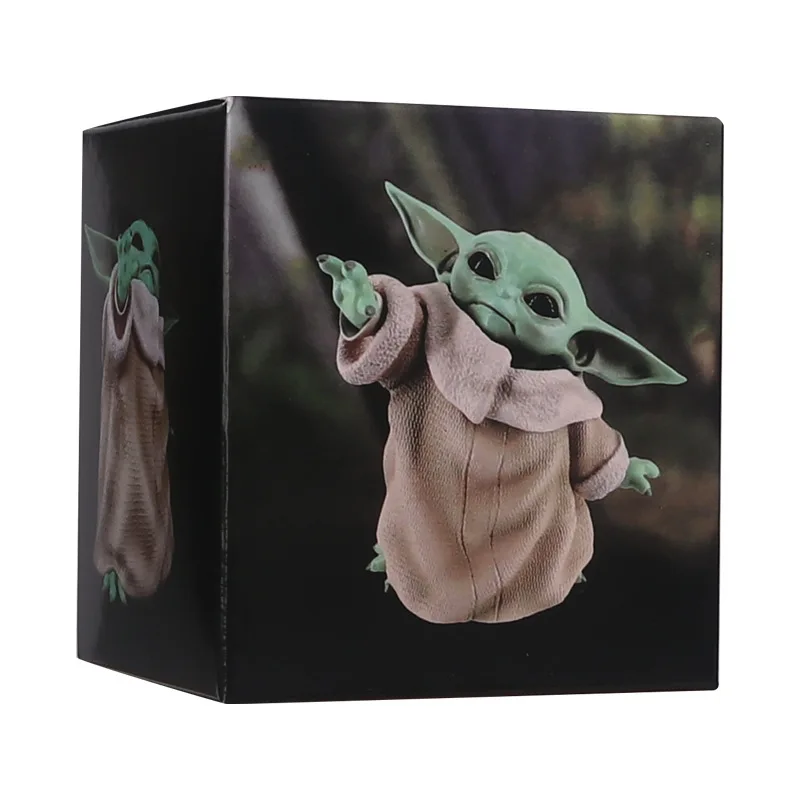 Star War 8cm Baby Yoda Grogu PVC Action Figure Anime Figures Collection Ornament Doll Mini Toy Model Prop For Children Gifts