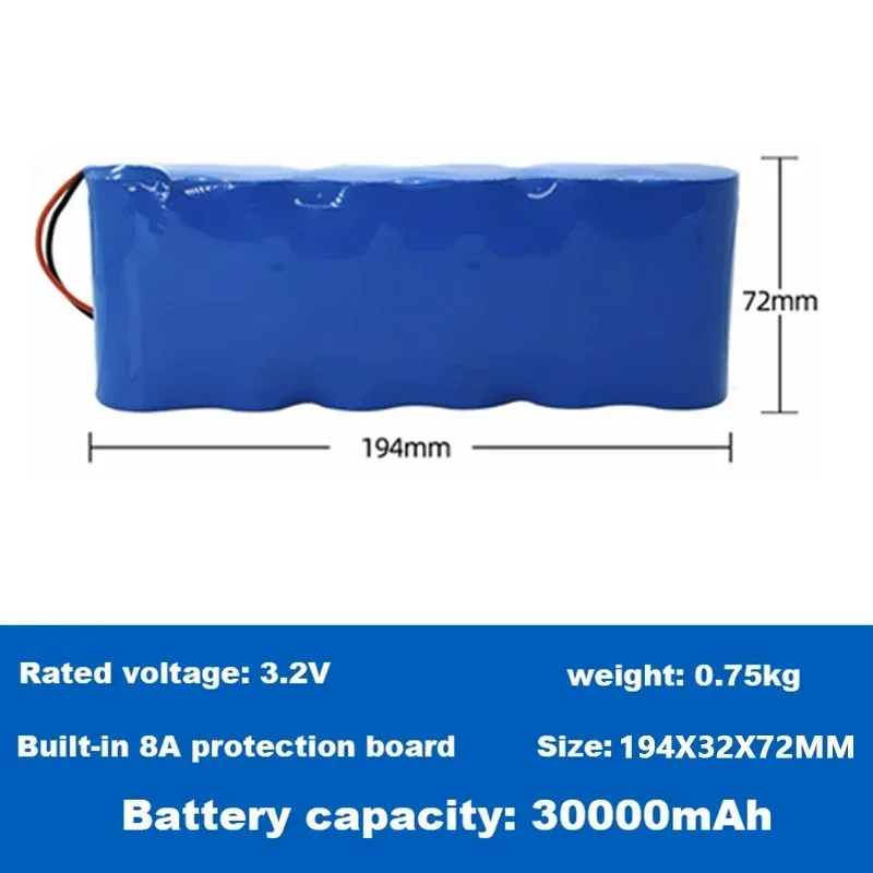 3.2V 32700 32650 Solar Lamp Battery Large Capacity Lithium Battery Solar Street Lamp Floodlight Battery With Protection Panel