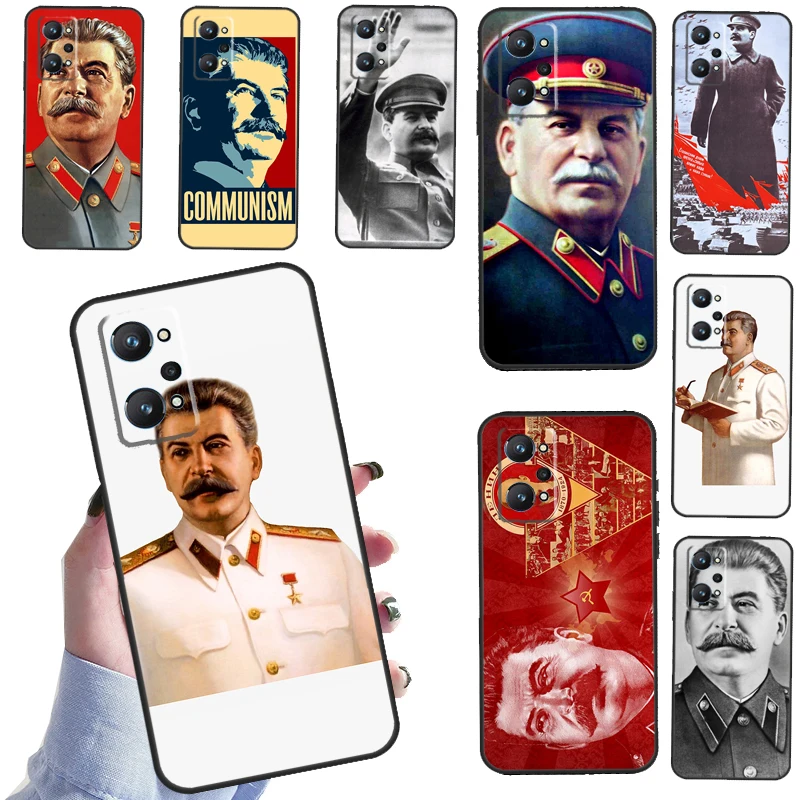 Russian Stalin Ussr Communism Case For Realme GT Neo 2 GT Master 8i 8 Pro C21 Full Cover For OnePlus 8T 9R 9 Pro Nord 2