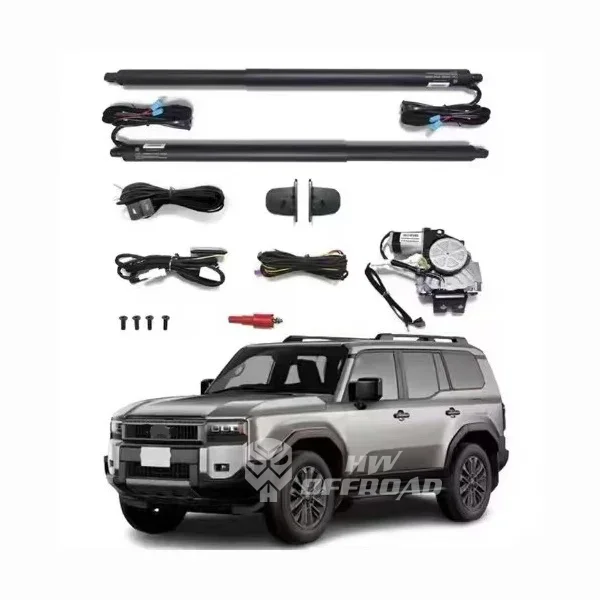 

Комплект электрической задней двери для Toyta Land Cruiser Prado LC250 2024 2025, стойки заднего люка, задняя дверь, багажник, крышка багажника, амортизатор