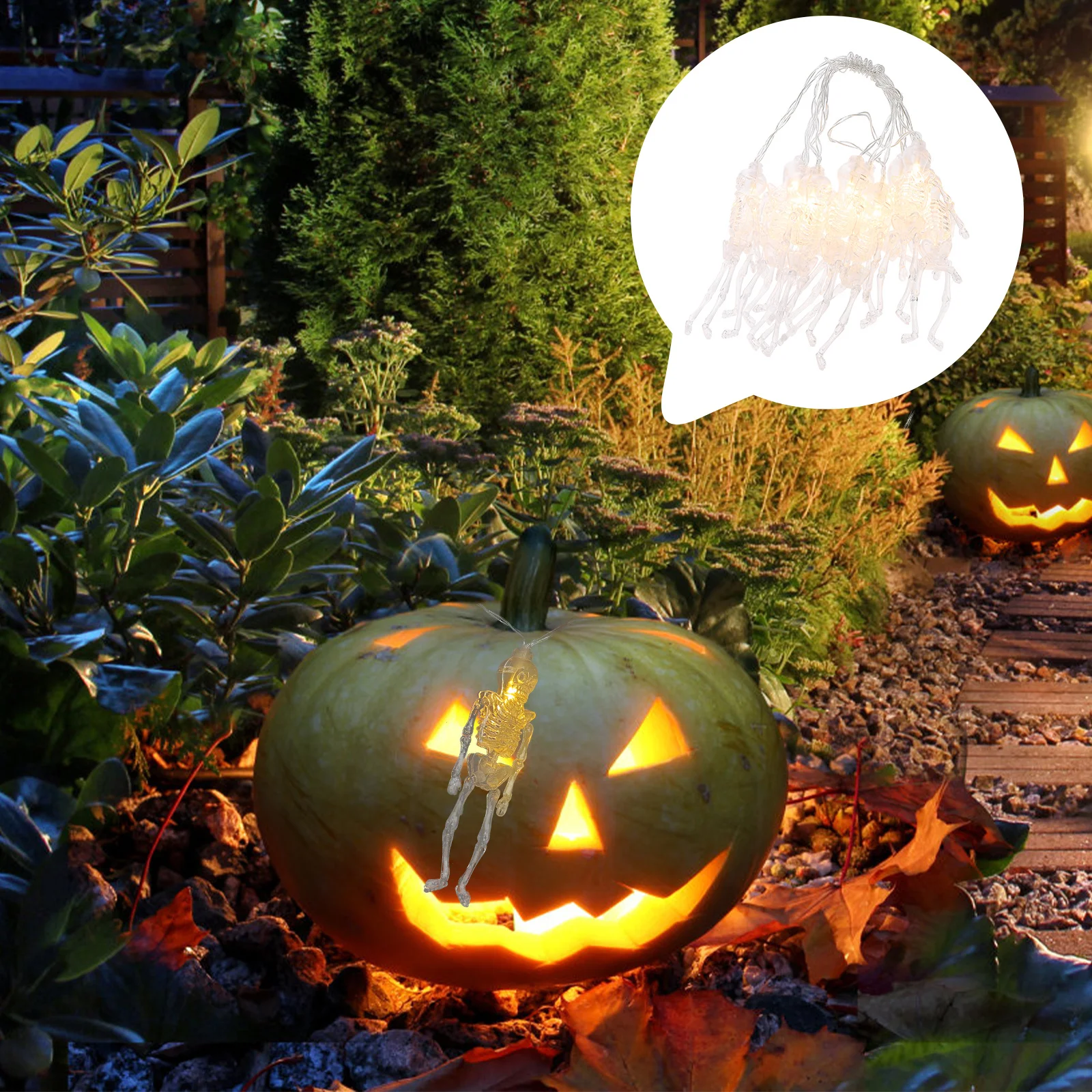 

LED String Halloween Light Decorations Outdoor Lights Ornament Lamp Plastic Indoor