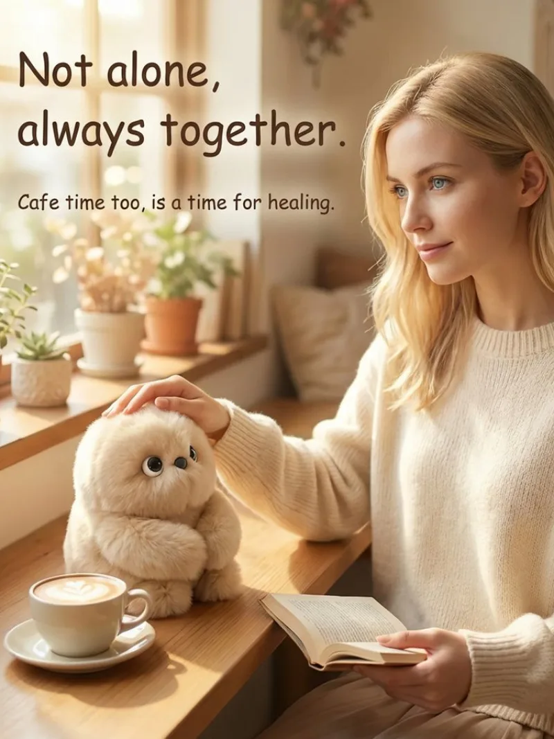 Juguete de Peluche Interactivo de Búho Robot, Muñeco Inteligente con Chat de Voz, Lindo Animal de Peluche Electrónico para Niños y Adultos, Decoración de Cumpleaños