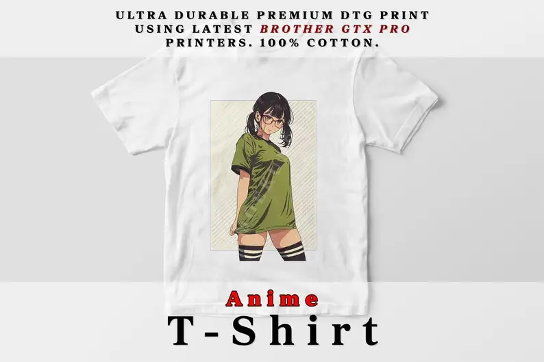 

Anime Girl T-Shirt, Manga Style, Kawaii Otaku Gift Shirt, Anime City Girl, waifu cotton tee, Graphic T, Anime Shirt, Japanese Gi