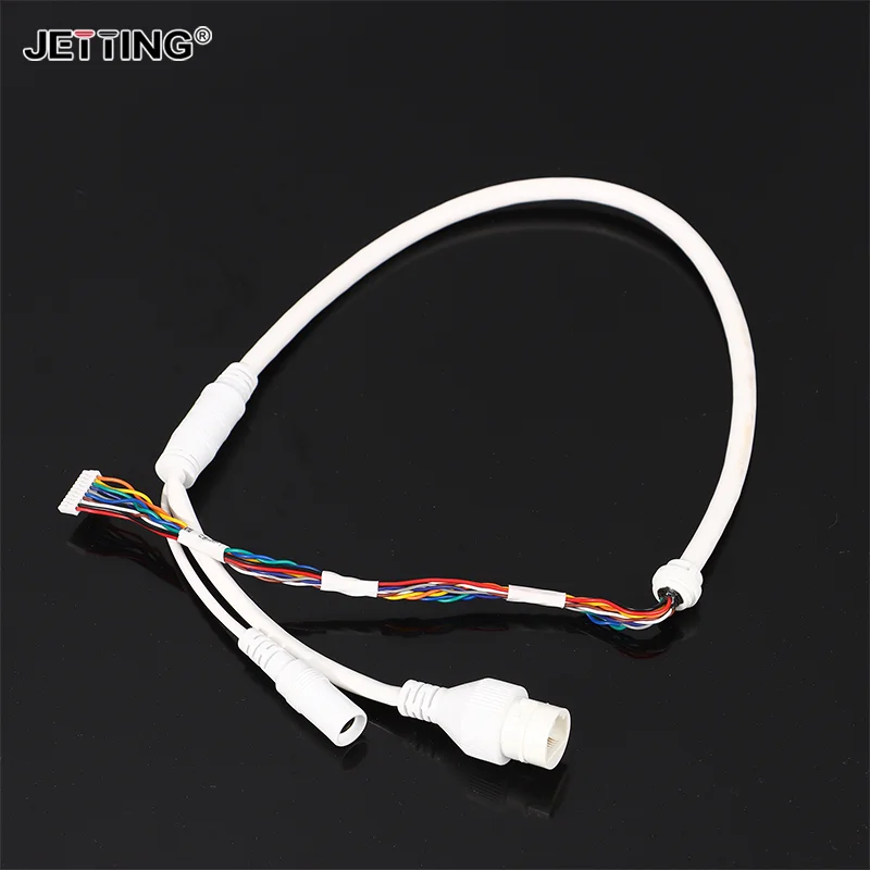 High-quality 1Pcs Ethernet Lan Cable PoE RJ45 Network Cable 10 Pin 10 Core For Hikvision Network Ip Camera