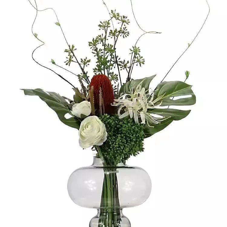 

Modern, floral, light luxury, ornaments, simplicity, living room, entrance, coffee table, hotel, model room, front des