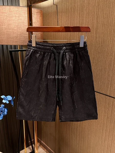 Summer new black gold crack retro trend versatile five-point shorts