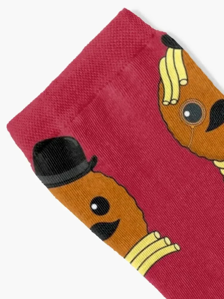 Mr Fancy Meatball Socks christmas gift gym luxury hockey Socks Ladies Men's