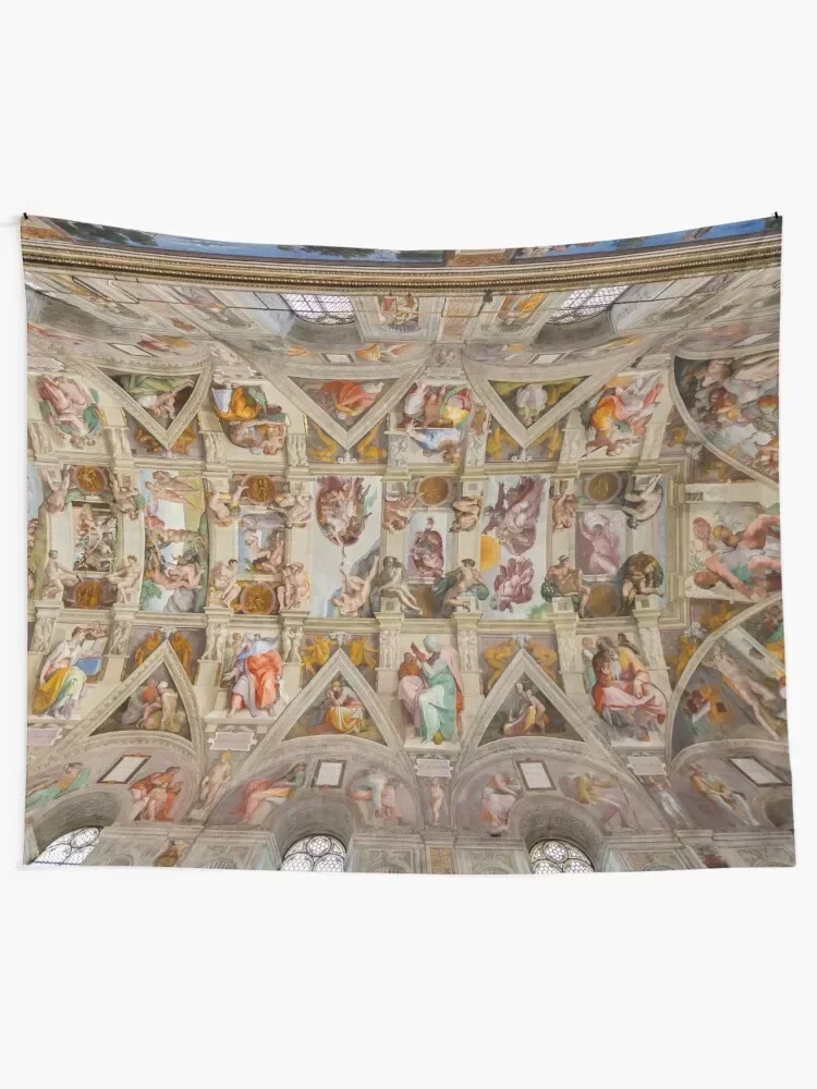 Sistine chapel in the Vatican Museum Tapestry Aesthetic Room Decor Wall Decoration Items Tapestry