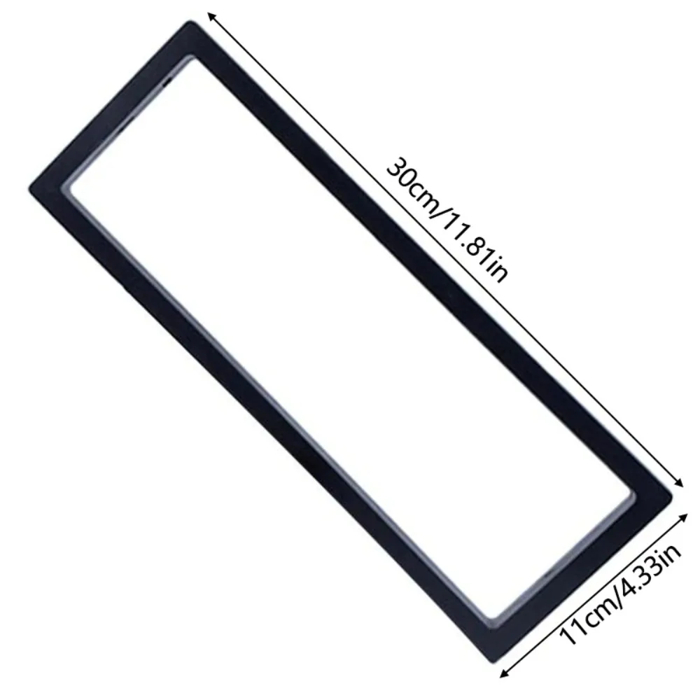 Plastic Transparent Frame Storage Box Black White DIY Picture Frame Square Jewelry Storage Case Bracelet