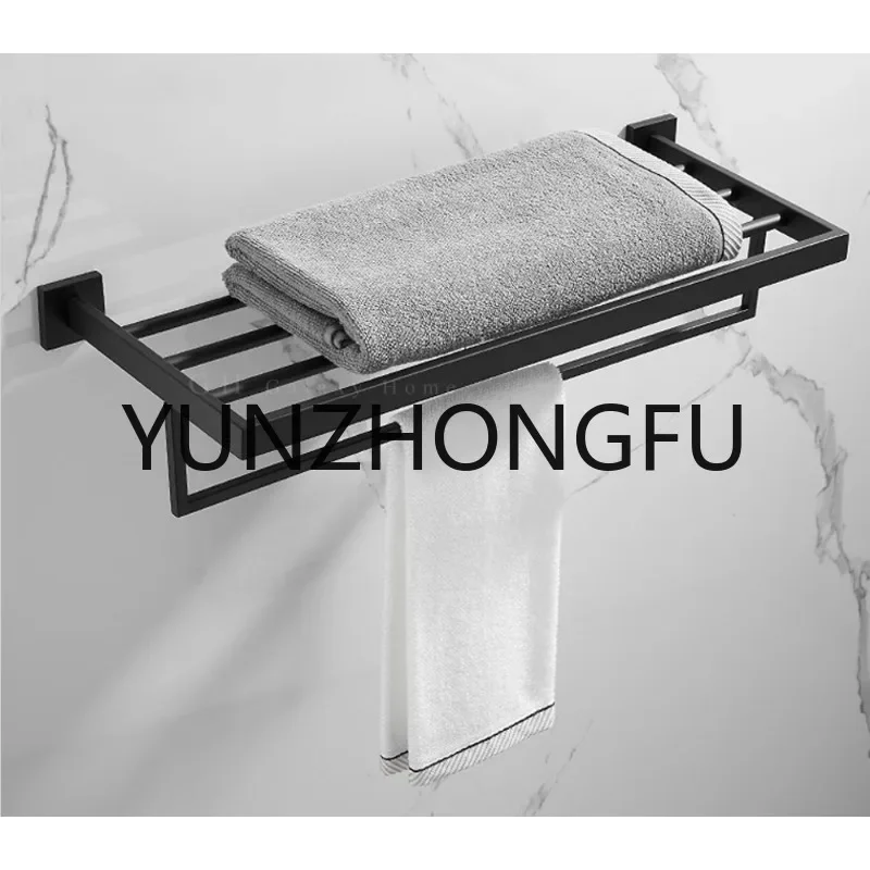 Hardware Container Luxury Accessories Bathroom Shelf Stainless Steel Bathroom Wall Hanging Accessories Home Use Set