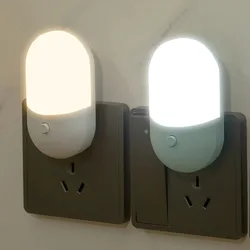 LED Night Light Sensor Lighting Mini EU/US Plug Night light Lamp For Children Room Bedroom Lights Christmas Plug Night Lamp