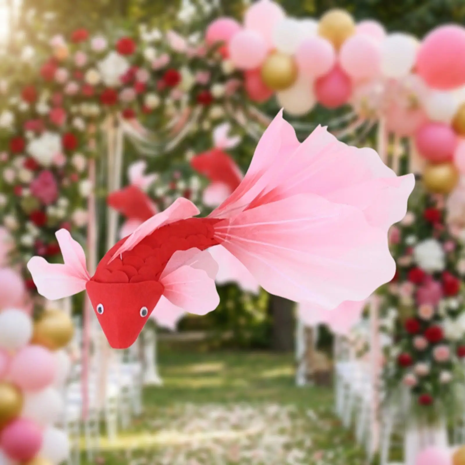 

Искусственный декоративный карп кои 60 см для оформления свадебных торжеств и церемоний