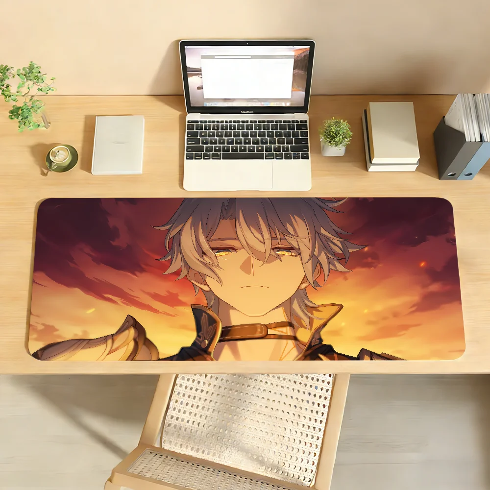 Honkai Star Rail Phainon Mouse Pad Non-slip Locking Edge DeskMat PC Laptop Accessories Rubber Office Keyboard Large Game