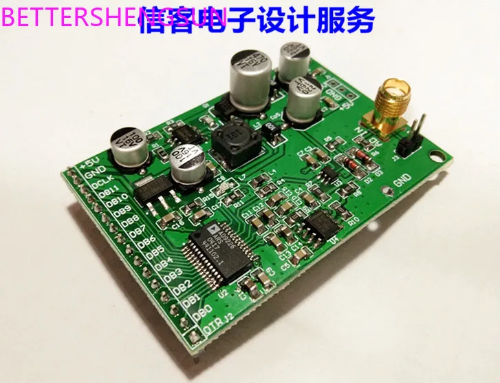 High Speed AD Module AD9226 Module Parallel 12-Bit AD 65M Data Acquisition