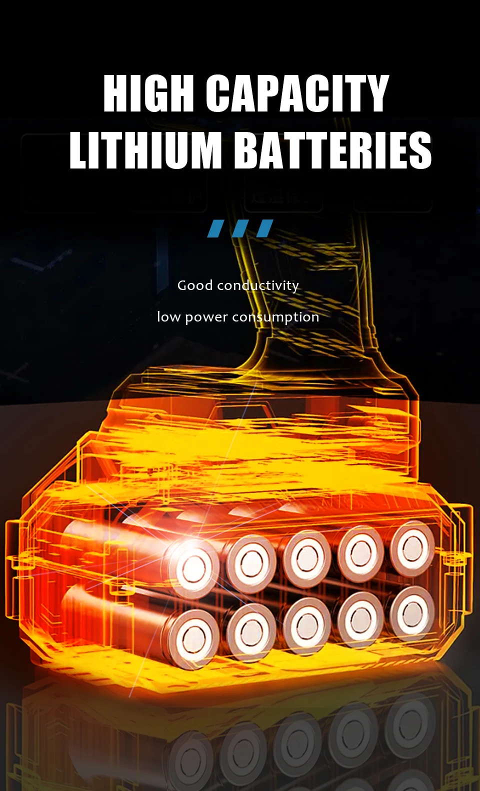 Kamolee 1800 N.M 1/2 High Torque DTW700 Bürstenloser kabelloser elektrischer Schlagschrauber im Lithium-Ionen-Akku für 18-V-Akku von Makita – Detail 3