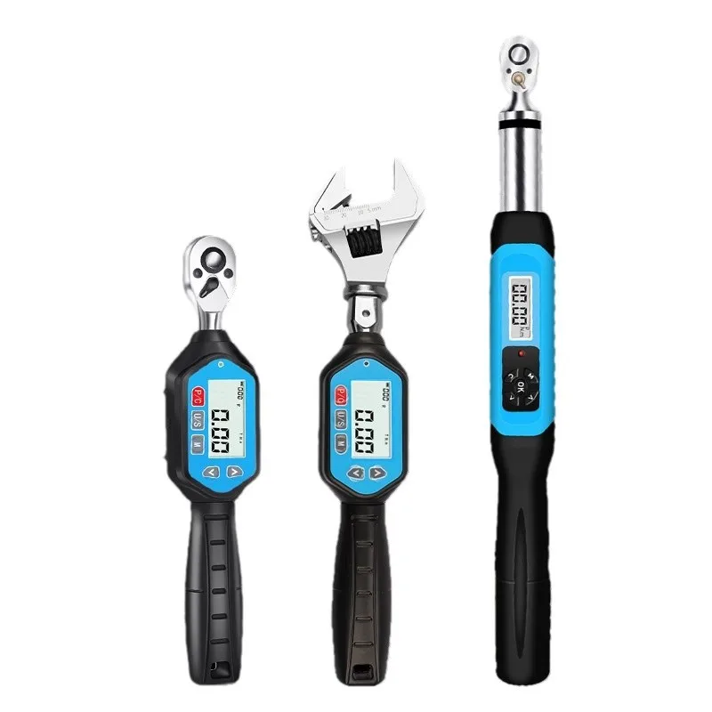 

Mini replaceable head digital torque wrench air conditioner maintenance wrench adjustable movable open head torque wrench