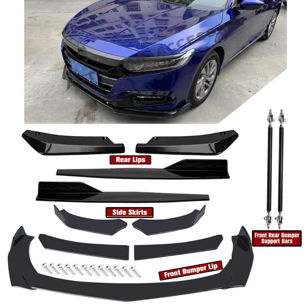 

For Honda Insight Front Rear Bumper Lip Spoiler Splitter Body Kit Side Skirt United States