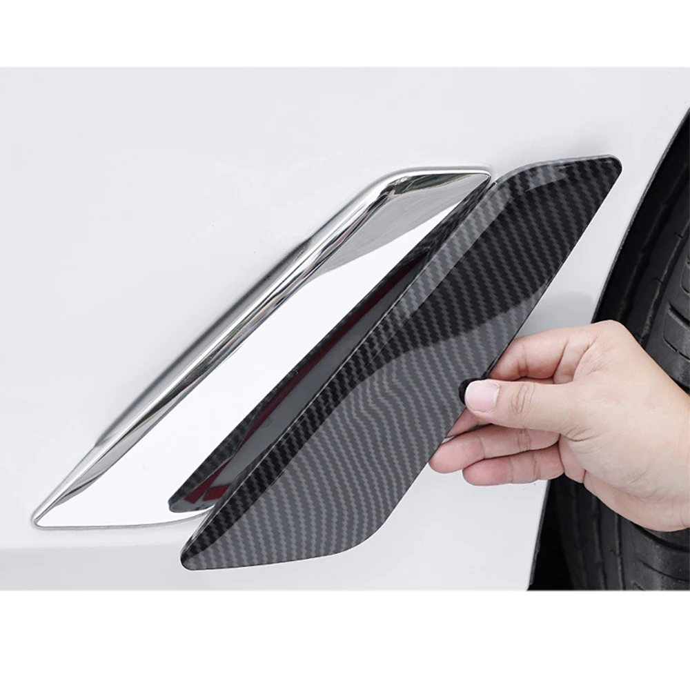 Автомобильный Стайлинг, боковое крыло, воздухозаборная крышка, декоративная крышка для BMW 5 серии G30 G31 2018-2022, ярко-черный