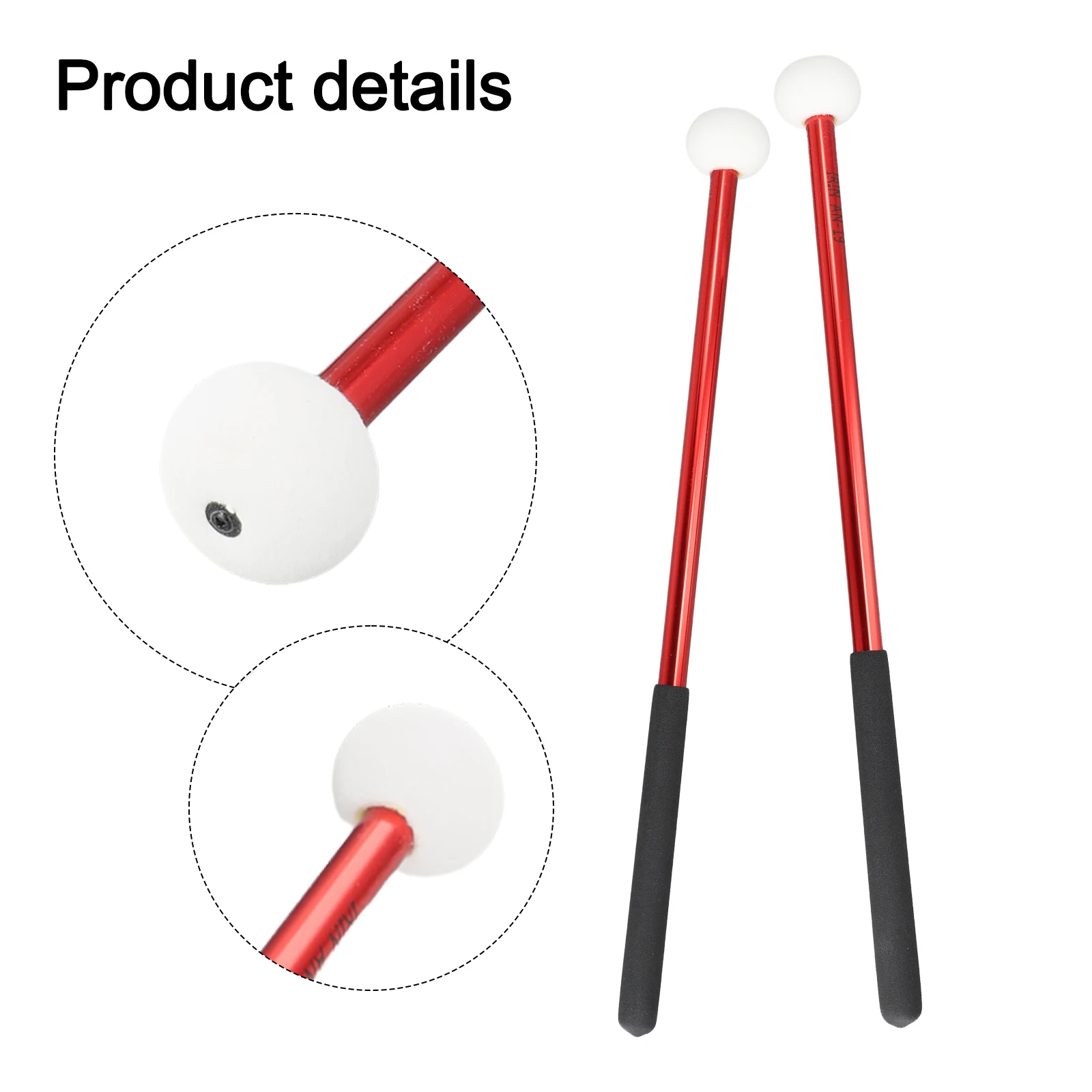 

Профессиональный бас-барабан, марширующий литави с удобной ручкой, нескользящей ручкой и фетровой головкой молотка для ударных инструментов