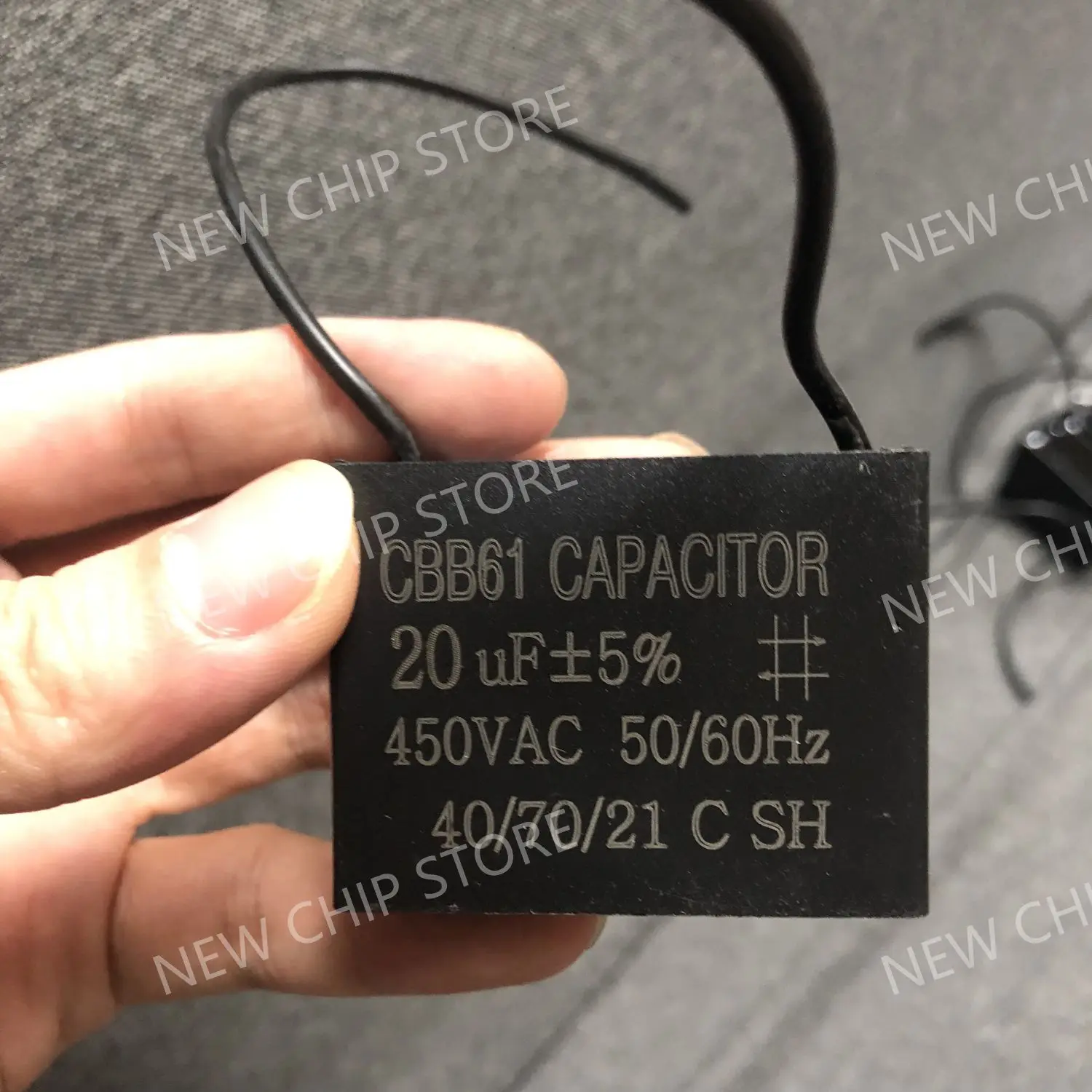 1pcs CBB61 20uf 16uf 15uf 14uf 0.8UF-20UF 450V 50/60Hz CBB61 Fan Kipas Capacitor Motor Capacitor Kipas Condenser Wire Type