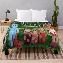 In the night garden Throw Blanket, manta gruesa de lujo, manta peluda