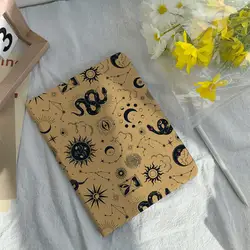 For iPad Air 4 10.9 3 Case For Ipad 10.2 Pro 10.5 11 2021 9.7 Mini 6 with Pencil Holder Fairy Tale Sun Moon Leather Funda Cover