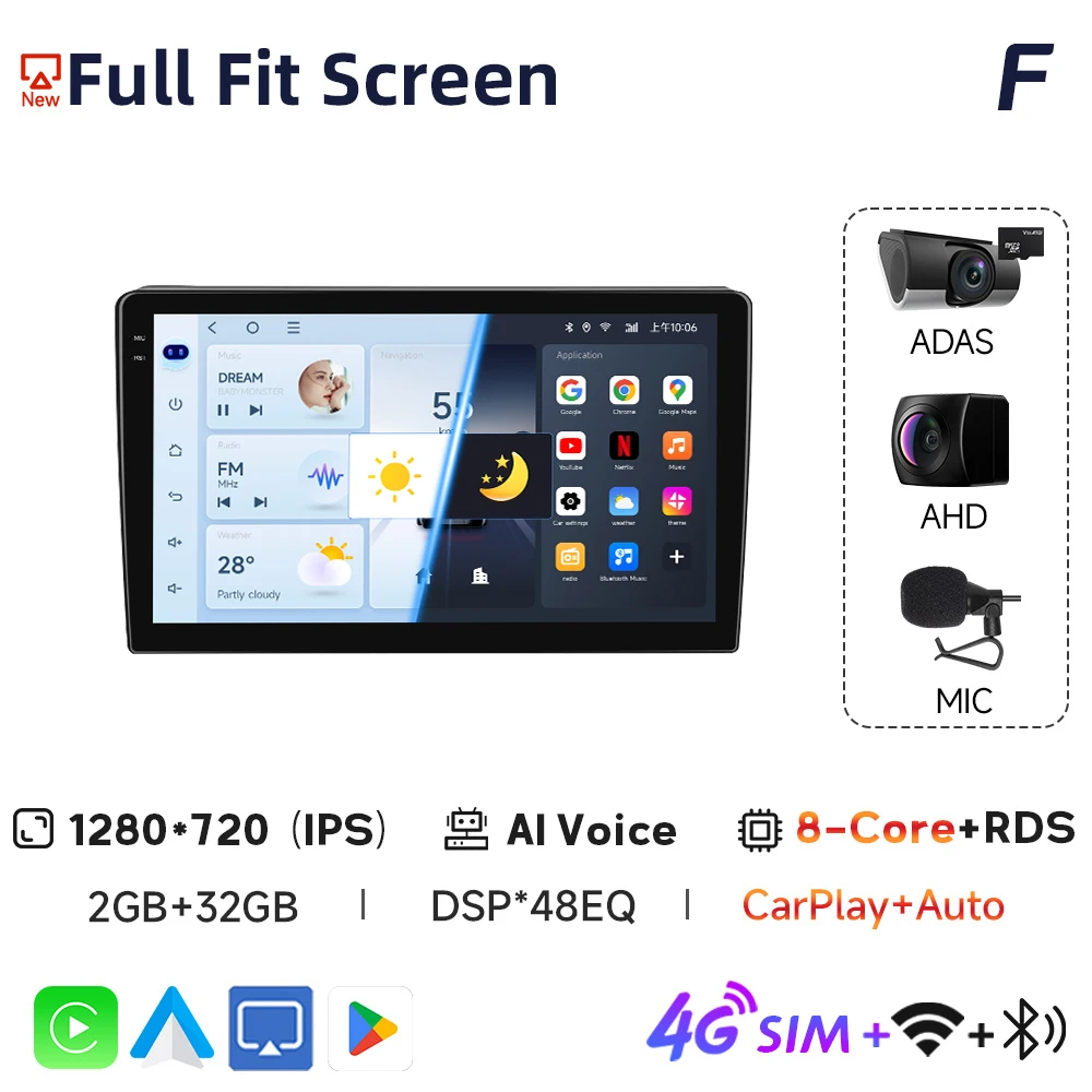 JIUYIN Voor Citroen Berlingo B9 Peugeot Partner 2008-2019 Auto Radio Multimedia Navigatie 2din Android Autoradio CarPlay Stereo