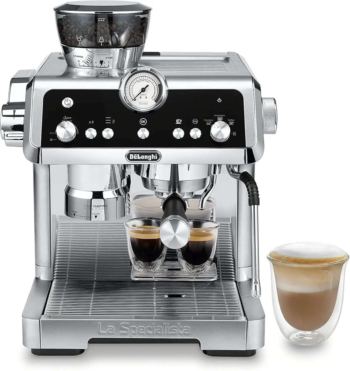 EC9355M La Specialista Prestigio Espresso Machine , 1.3L, Stainless Steel,Silver