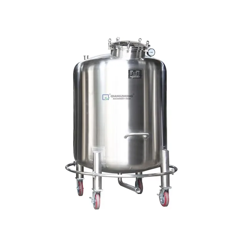 【Best Selling】Food Grade Stainless Steel Storage Tank 1000L Sanitary Liquid Buffer for Olive Oil Raw Milk New Condition Grade fo