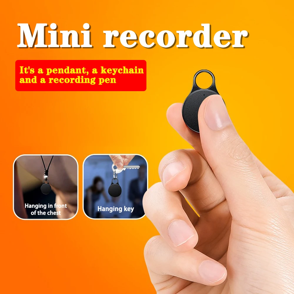 Multifunctional pendant type key recorder voice control recording MP3 mini recorder R3 32GB