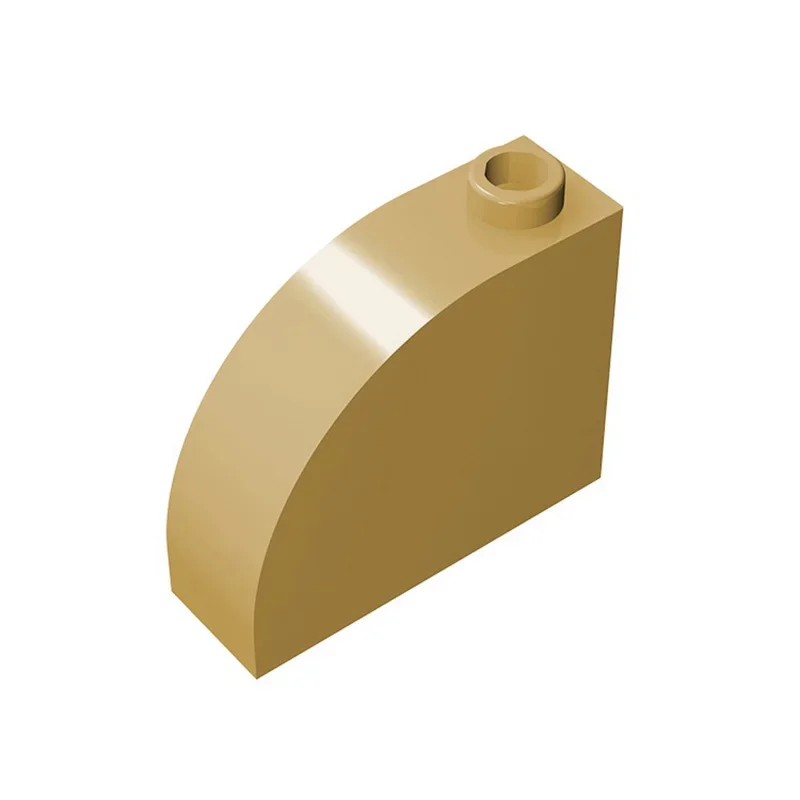 

MOC 10PCS Puzzle Particle 33243 Curved 3x1x2 Building Blocks Kit With Hollow Studs Slope Brick Educational Toy Gift Dropshipping