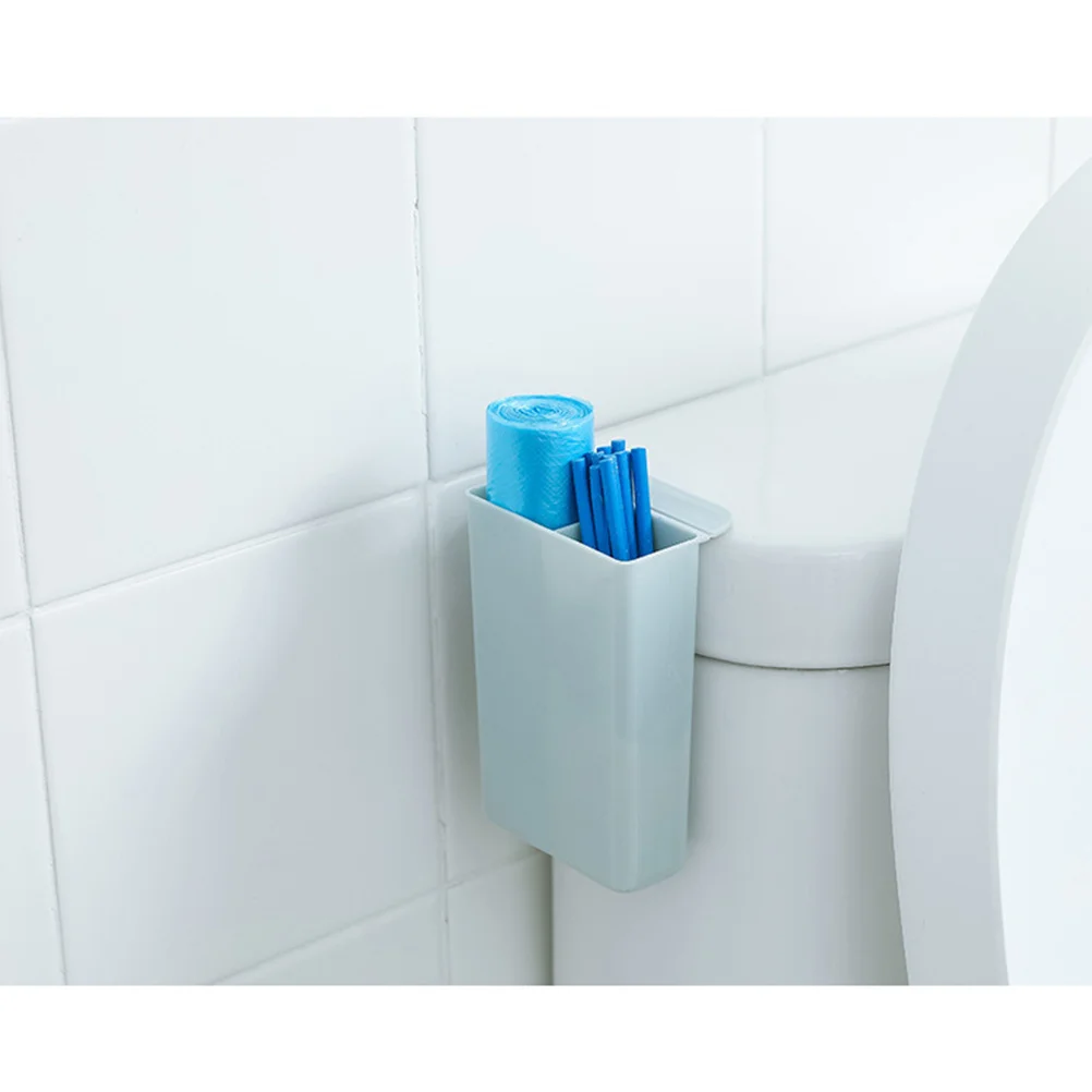 

3Pcs Stationery Storage Box Plastic Portable Wall Mounted Desk Organizer for Pens Pencils Rulers Home Storage Container