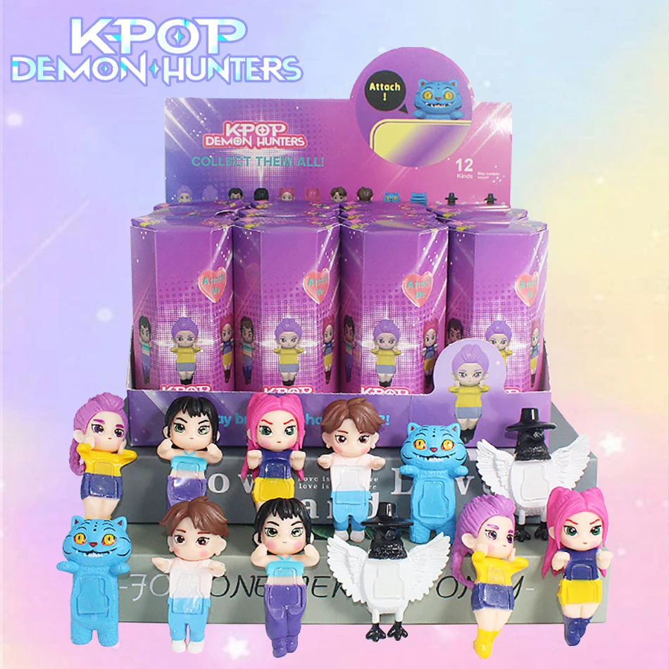 Qバージョン デモンハンターズ フィギュア ハントリックス フィギュア KPOP デモンハンターズ フィギュア おもちゃ ダーピーズ タイガー ルミ イタリアン ブレインロット オーナメント