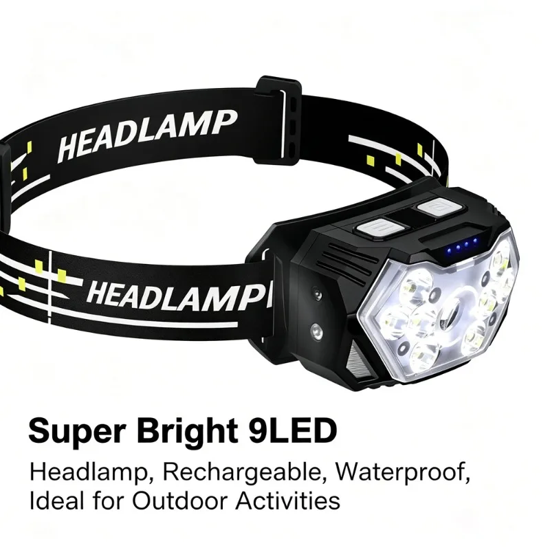 lanterna-de-cabeca-led-de-alta-luminosidade-recarregavel-tipo-c-a-prova-d'Agua-2000-lumens-para-ciclismo-caca-e-trabalhos-noturnos-ao-ar-livre