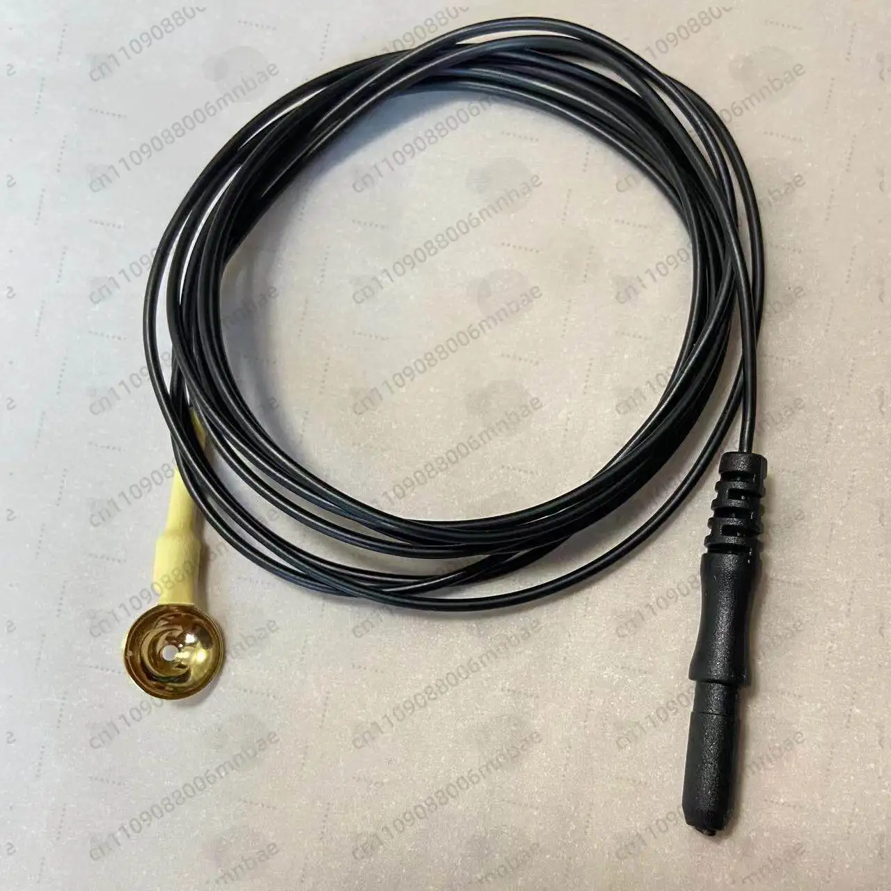 Electrode-a-disque-dore-4-pieces-fil-de-connexion-pour-capteur-d'electrode-din15