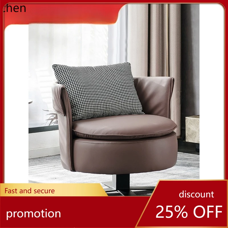 

CZ Internet Celebrity Chair Small Apartment Living Room Sofa Chair Bedroom Single Sofa Round Chair